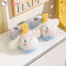 Hello Kitty女童棉拖冬季兒童室內家居鞋小孩保暖親子拖鞋 玉桂狗藍 33/34碼  曬單實(shí)拍圖