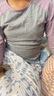 貓人兒童保暖內(nèi)衣女童少女發(fā)育期【純棉】秋衣秋褲中大童秋冬睡衣套裝 曬單實(shí)拍圖