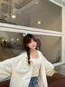 清池影（QINGCHIYING）慵懶風(fēng)休閑運(yùn)動(dòng)套裝女春秋季學(xué)生韓版寬松顯瘦新款時(shí)尚衛(wèi)衣兩件套 主圖色 L 曬單實(shí)拍圖