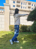 卓詩尼老爹鞋女2025年秋季新款韓版ins潮小個(gè)子增高女鞋網(wǎng)面透氣運(yùn)動(dòng)鞋 白/灰 37 曬單實(shí)拍圖