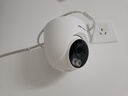 普聯(lián)（TP-LINK）高清監控攝像頭室內商用家用POE吸頂半球手機APP遠程語(yǔ)音監控器全彩夜視攝像頭超市商店 500萬(wàn)雙光半球【POE款】 無(wú)內存 4mm 曬單實(shí)拍圖