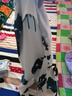 尚都比拉短袖t恤印花半裙套裝時(shí)尚洋氣兩件套氣質(zhì)型夏季女裝 藍配花色 L  曬單實(shí)拍圖