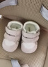 戴維貝拉嬰兒軟底棉鞋加絨步前鞋男寶冬季新生兒女寶鞋子 曬單實(shí)拍圖