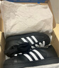阿迪達(dá)斯（adidas）三葉草小黑鞋白標(biāo)貝殼頭潮流男女系帶板鞋運(yùn)動(dòng)鞋JI0216 曬單實(shí)拍圖