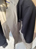 德?tīng)柣輿_鋒衣冬季夾克外套男裝連帽潮流加厚三合一防風(fēng)寬松運動(dòng)登山服 LG-XC2010-9805黑白男（三合一） S -(120斤以下) 曬單實(shí)拍圖