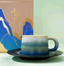 故宮文化 印象·千里江山咖啡杯 一杯一碟咖啡杯陶瓷馬克杯水杯杯子200ml 故宮博物院文創(chuàng)禮品 曬單實拍圖