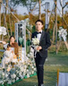 羅蒙新郎結(jié)婚西服男2025韓版修身正裝商務(wù)青中年宴會(huì)晚禮服西裝套裝 黑色上衣+褲子+送襯衫領(lǐng)結(jié) XL 曬單實(shí)拍圖