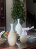 菲斯鉑亞天然玉石富貴花瓶擺件入住新房必備擺件臥室擺件高級(jí)感客廳玄關(guān) 三件套E款（高30厘米） 曬單實(shí)拍圖