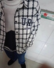 唐號春秋款小香風(fēng)刺繡外套男高級感痞帥工裝夾克潮牌寬松休閑格子襯衫 XXF008 白色 L 曬單實(shí)拍圖