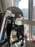 冰隱褲子夏季男士休閑褲男西褲九分休閑褲垂感修身魔術(shù)貼褲子潮流百搭 黑色 持續(xù)上新 曬單實(shí)拍圖