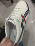 蜘蛛王男鞋官方正品2025新款真皮透氣網(wǎng)面小白鞋英倫阿甘鞋休閑運(yùn)動(dòng)板鞋 白-藍(lán) 【雙層牛皮】 42 曬單實(shí)拍圖
