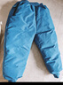 嘟嘟家兒童羽絨褲冬裝保暖寶寶長(cháng)褲冬款加厚男童褲子女童童裝 藍色 130 曬單實(shí)拍圖