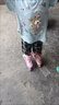 單雙可切換輪滑鞋兒童溜冰鞋男女童初學(xué)套裝中小學(xué)滑輪滑冰直排輪 PVC粉色-單閃單鞋 L 碼（鞋碼38-41）（11歲以上） 曬單實(shí)拍圖