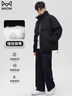 貓人（MiiOW）棉服男外套男士冬季加厚保暖潮流百搭棉衣面包服棉襖男 黑色 XL  曬單實拍圖
