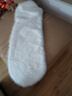 美芙仁婚紗披肩女秋冬仿狐貍毛皮草斗篷外套加厚結婚禮服旗袍外搭高端 白色 均碼 曬單實(shí)拍圖
