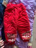 優(yōu)奇寶寶衣服秋冬加絨加厚套裝滿(mǎn)月白天周歲禮服嬰兒過(guò)年拜新年裝 曬單實(shí)拍圖