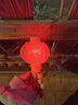 菲享 太陽能燈籠彩燈氛圍燈紅燈籠燈串家用戶外庭院春節(jié)過年裝飾掛件 插電款+8功能閃爍模式 5米20燈 【雙層炫彩+高續(xù)航長壽命+遙控】 曬單實(shí)拍圖