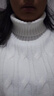 斐特瑪杏色麻花高領毛衣女秋冬2024新款慵懶風溫柔加厚針織打底衫小個子 咖色 M（適合100-120斤） 曬單實拍圖