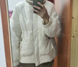 梵希蔓假兩件翻領(lǐng)羽絨服女2024秋冬新款設(shè)計(jì)感90白鴨絨保暖厚外套 50625 米杏色 L 曬單實(shí)拍圖