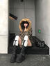 FDR官方店 R字毛領(lǐng)迷彩加絨連帽衛(wèi)衣外套男女秋冬季加厚美式上衣 迷彩色 M 曬單實(shí)拍圖