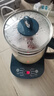 蘇泊爾養(yǎng)生壺煮茶壺家用 燒水壺保溫一體全自動恒溫電熱水壺1.5L智能預(yù)約玻璃花茶壺多功能 藍色 1.5L 曬單實拍圖