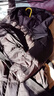 雪中飛鵝絨羽絨服服中長(cháng)款女冬季新款連帽寬松過(guò)膝大衣外套 咖色 L 曬單實(shí)拍圖