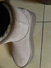 ZHR雪地靴女冬季加絨保暖短靴女高幫圓頭厚底女靴 GZ08H 卡其 40 曬單實(shí)拍圖