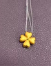 周六福  18K金項鏈女四葉草鏈墜彩金項鏈送女友七夕禮物T 40cm+5cm尾鏈 曬單實拍圖
