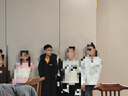鴨鴨【時(shí)空道宇聯(lián)名】兒童羽絨服男女童冬季中長款加厚中大童裝外套HY 星空黑色 160 曬單實(shí)拍圖