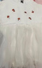 巴拉巴拉童裝寶寶裙子女童公主裙洋氣秋冬兒童連衣裙時(shí)髦拼接甜美 米白10302 90 曬單實(shí)拍圖