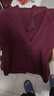 緹米媗媽媽春裝外套兩件套2026新款闊太太大碼中老年女裝喜婆婆氣質(zhì)上衣 酒紅色  （上衣）現貨秒發(fā) 3XL 建議穿140-155斤 曬單實(shí)拍圖