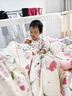 班喜迪嬰兒衣服秋冬裝寶寶連體衣公主加絨夾棉嬰幼兒超萌棉服外出服春秋 粉色 90cm 曬單實(shí)拍圖