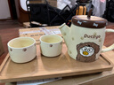 川島屋&小劉鴨聯(lián)名 茶壺套裝可愛女生日喬遷伴手禮物陶瓷下午茶具 小劉鴨一壺四杯帶托盤 750ml 曬單實拍圖