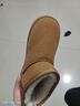 G.DUCK KIDS小黃鴨兒童棉鞋冬季新款女童雪地靴加絨加厚男童雪地鞋保暖棉靴 棕色 37 碼鞋內(nèi)長(zhǎng)22.5cm 曬單實(shí)拍圖
