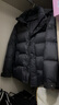 卡賓男裝 90鴨絨羽絨服秋冬新款石墨烯保暖寬松外套街頭潮流H 煤黑色01 M /170/48 曬單實拍圖