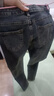 真維斯（JEANSWEST）牛仔褲子女2025秋季高腰彈力緊身修身小腳褲子女鉛筆褲藍灰色28 曬單實(shí)拍圖