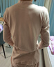 三槍內衣女士純棉半高領(lǐng)中厚基礎保暖內衣套裝中領(lǐng)中老年秋衣秋褲全棉 半高領(lǐng)膚妃 女款 M (160) 曬單實(shí)拍圖