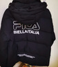 FILA 斐樂官方男裝羽絨服男冬季時(shí)尚休閑連帽情侶保暖外套 正黑色-BK 185/104A/XXXL 曬單實(shí)拍圖