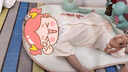 迪士尼嬰兒連體衣夏季薄款棉短袖哈衣爬服輕薄透氣初生女寶寶衣服夏裝 錦繡公主粉色 73cm 曬單實(shí)拍圖