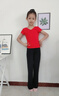 羞莎兒童舞蹈服褲子練功服長(cháng)褲女童微喇叭褲形體褲中國舞服裝黑色褲子 黑色-長(cháng)褲-莫代爾 160 身高150-155cm 曬單實(shí)拍圖