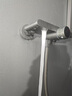 睦歌（MUGE）浴室家用簡(jiǎn)易淋浴花灑套裝全銅無(wú)頂噴分體式衛生間洗澡增壓沐浴器 槍灰【旋渦花灑套裝】全銅增壓出水 曬單實(shí)拍圖