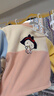 allo&lugh阿路和如女童外套秋款2024新款奧利絨甜美刺繡撞色外套 混色 120cm 曬單實拍圖