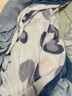 南極人（NanJiren）牛奶絨被套單人150x200x230cm單件珊瑚絨床單被罩床上用品四件套 幸運星-藍【牛奶絨被套】 被套單件：150x200cm 曬單實拍圖
