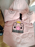 G.DUCKKIDS兒童羽絨服女童2024新款洋氣冬裝棉襖中大童小女孩保暖棉衣外套潮 粉紅色 150 適合身高140-150cm年齡9-10歲 曬單實(shí)拍圖