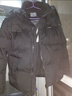 貴人鳥(niǎo)羽絨棉服男冬季保暖純色棉衣連帽防風(fēng)加厚外套棉襖子 黑色 L 曬單實(shí)拍圖