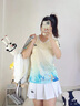 賽事威2025新款速干羽毛球服男女短袖運動(dòng)套裝夏季羽球俱樂(lè )部專(zhuān)業(yè)比賽服 7058A-米白-男上衣 2XL 曬單實(shí)拍圖