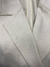 初申春夏短袖西裝女經(jīng)典簡約百搭休閑通勤商務亞麻西裝外套S51U034 曬單實拍圖