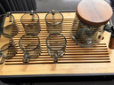 唐豐耐熱玻璃茶具整套家用高檔一鍵茶水分離泡茶器耐高溫功夫茶壺套裝 空云杯鉛灰+6杯(鉛灰)+春長黑小 曬單實拍圖