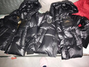 鴨鴨兒童羽絨服男女中大童短款黑金面包服學(xué)生加厚極寒羽絨外套4283E YE3B804283E黑色 140 曬單實拍圖