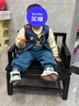 江博士（DR·KONG）秋冬季男女兒童學步鞋 休閑透氣魔術(shù)貼幼兒健康國貨兒童鞋 白/灰/綠 24 適合腳長約14.2-14.8cm 曬單實拍圖